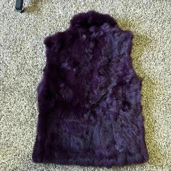 Saks Fifth Avenue Purple Vest - Picture 2 of 4
